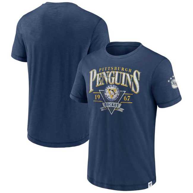 Men's t-shirt PIT True Classics Cotton Slub Elevated Pittsburgh Penguins