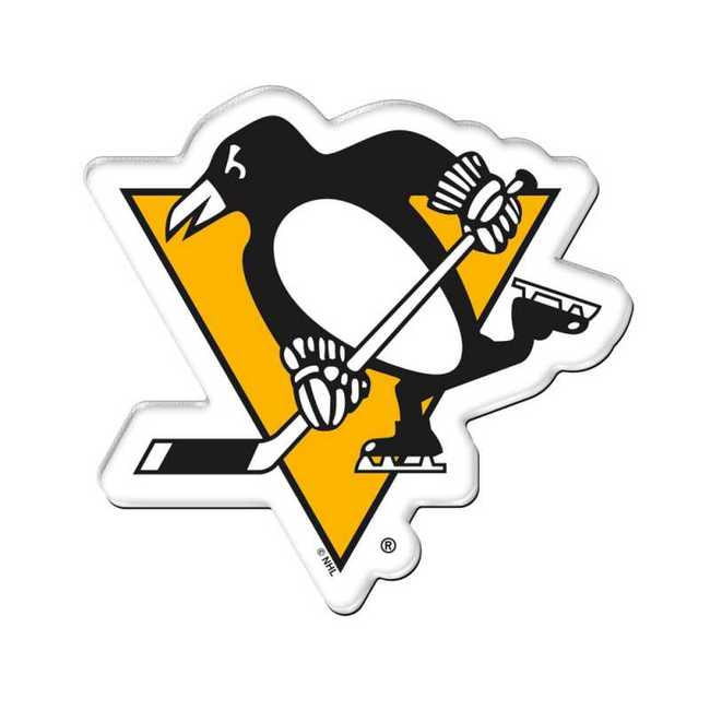 Magnet acrylic PIT logo Pittsburgh Penguins