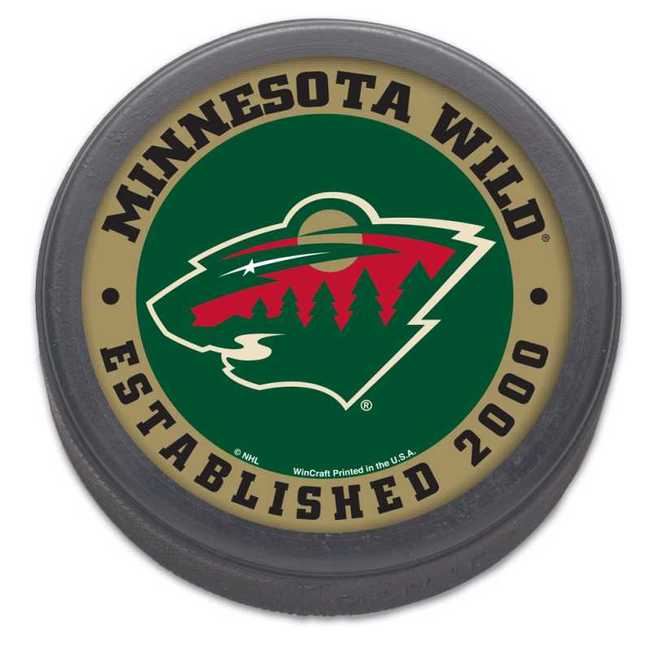 Hockey puck MIN Minnesota Wild