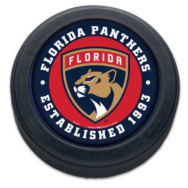 Hockey puck FLO Florida Panthers
