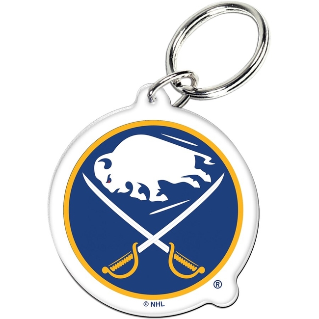 Key Ring BUF Acrylic Logo Buffalo Sabres