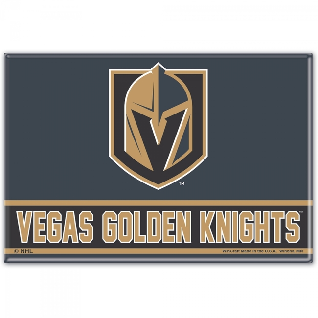 Metal Magnet VEG TEAM Vegas Golden Knights