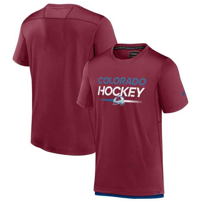 Men's sport t-shirt COL 23 Authentic Pro SS Tech Tee Colorado Avalanche