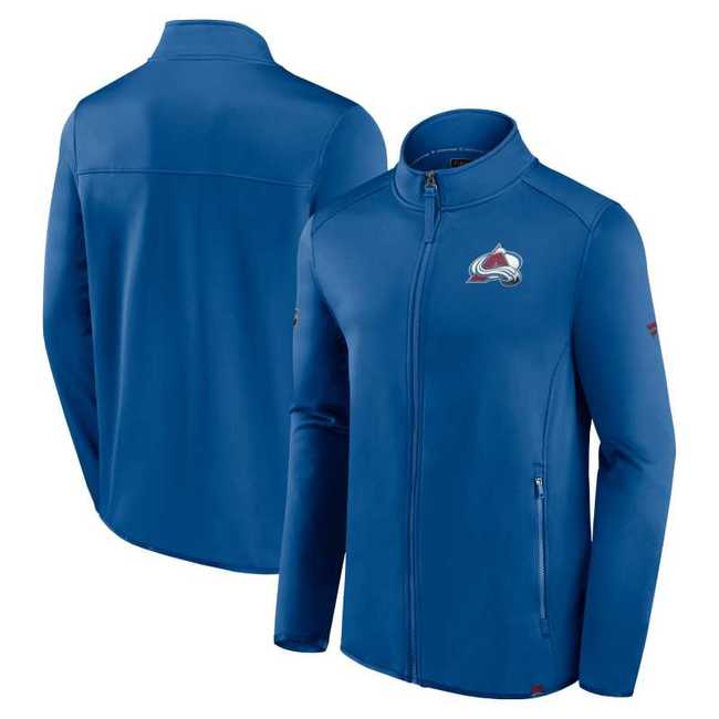 Men's jacket COL 23 Authentic Pro Fleece FZ Colorado Avalanche