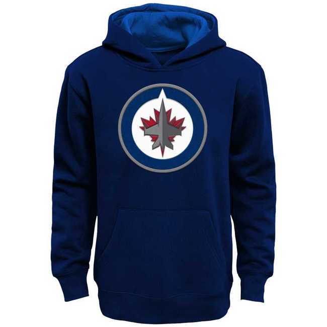 Kid's hoodie WIN Main Prime Pullover Fleece Hood Home Winnipeg Jets
