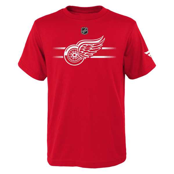 Kid's t-shirt DET Main Apro Logo S/S Cotton Home Detroit Red Wings