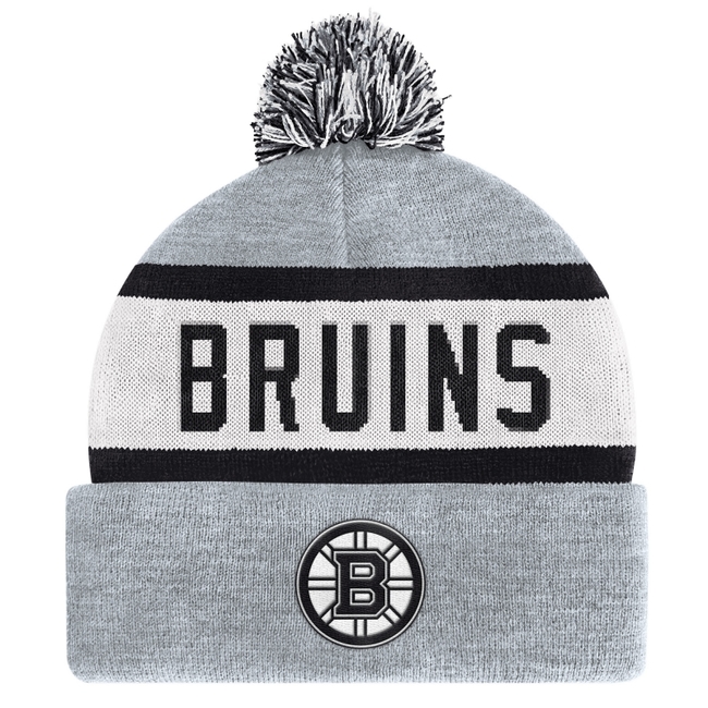 Beanie BOS Biscuit Knit Skully Hat Boston Bruins