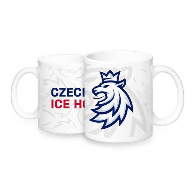 Mug Lion logo pattern CH Czech Hockey