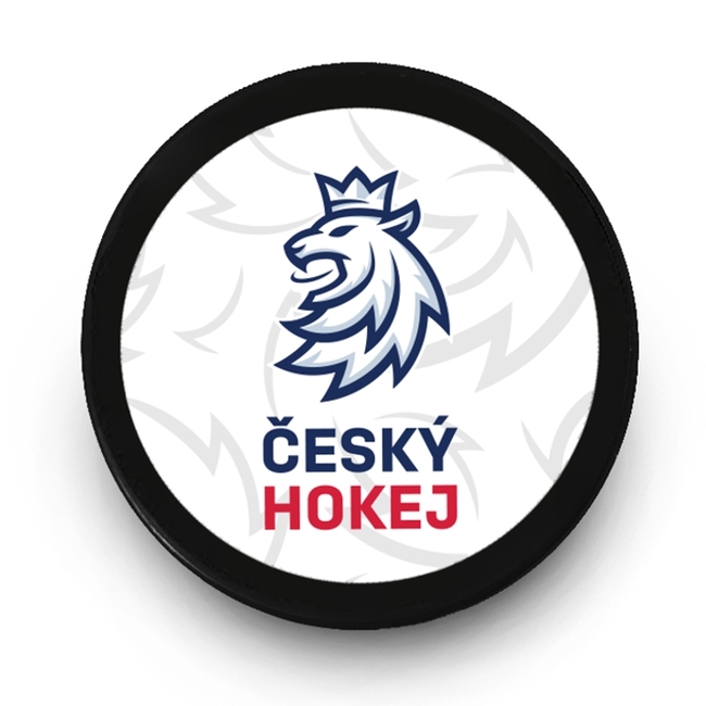 Puck logo lion Czech ice hockey CH