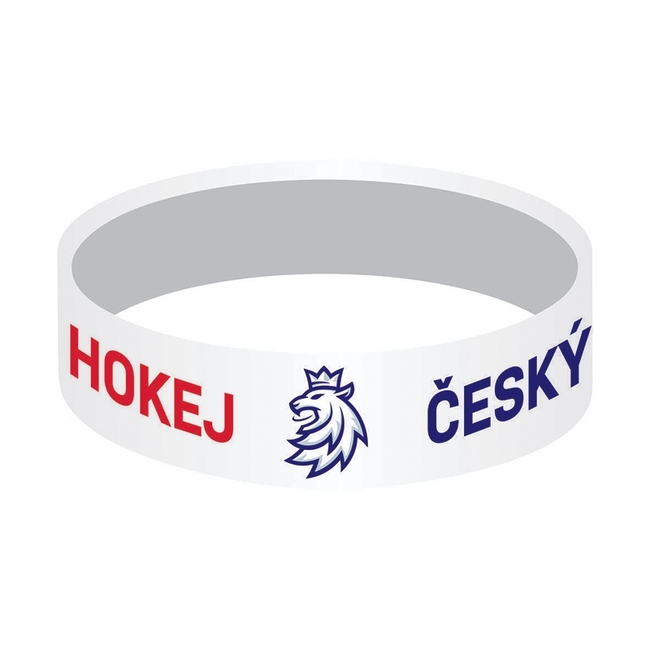 Silicon bracelet adult Czech hockey CH