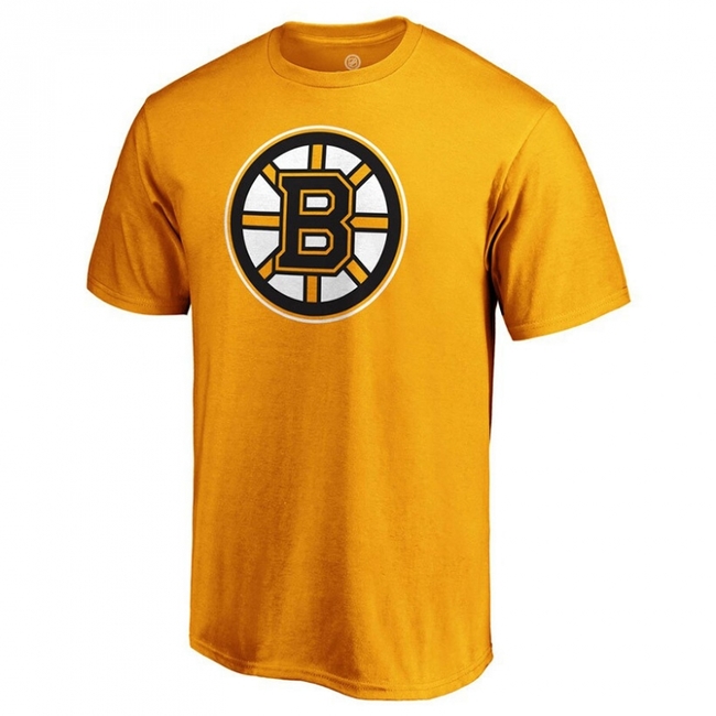 Tričko pánské BOS Primary Logo Graphic Boston Bruins žluté