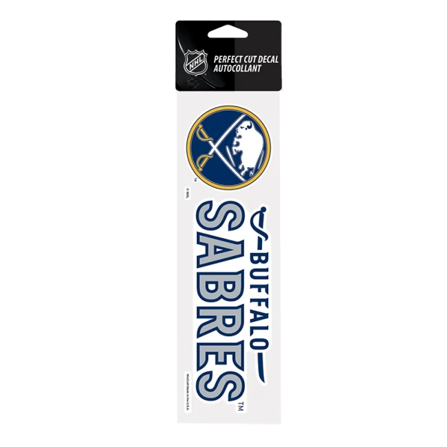 Samolepka 25 x 7,5 BUF Perfect Cut Decal TEAM Buffalo Sabres