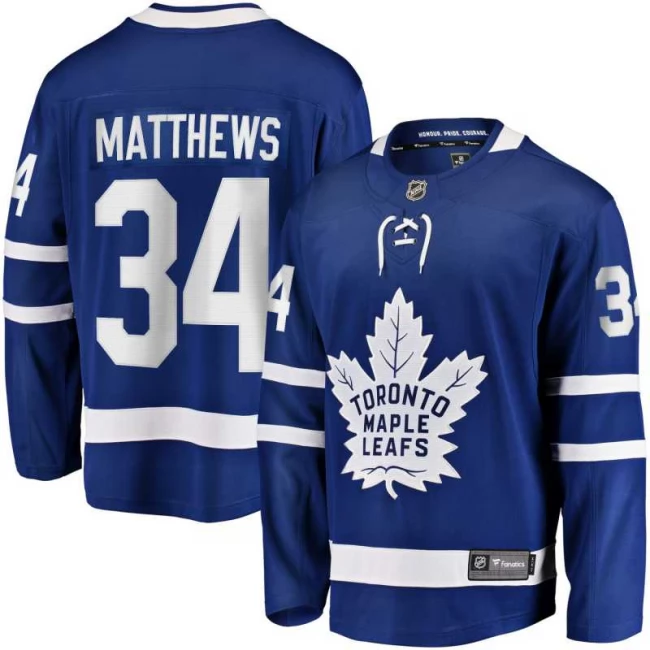 Dres TOR M34 Matthews Breakaway Jersey Player Toronto Maple Leafs