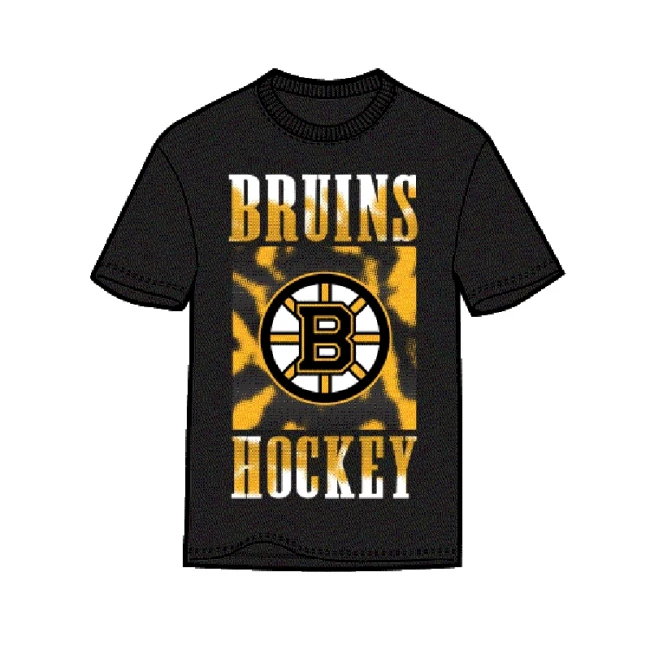 Young adult t-shirt BOS Wavy Days SS tee Boston Bruins