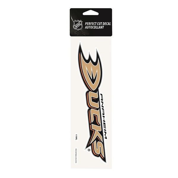 Sticker 25 x 7,5 ANA Perfect Cut Decal TEAM Anaheim Ducks