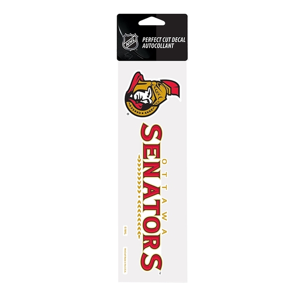 Sticker 25 x 7,5 OTT Perfect Cut Decal TEAM Ottawa Senators