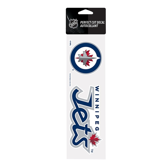 Sticker 25 x 7,5 WIN Perfect Cut Decal TEAM Winnipeg Jets