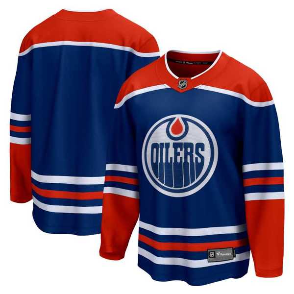 Home jersey EDM Blue Breakaway Edmonton Oilers