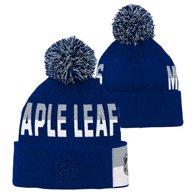Kid's beanie TOR Face-Off Jacquard Knit Toronto Maple Leafs