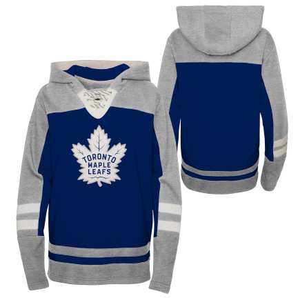 Vancouver Canucks Youth Ageless Revisited Home Lace-Up Pullover Hoodie -  Blue