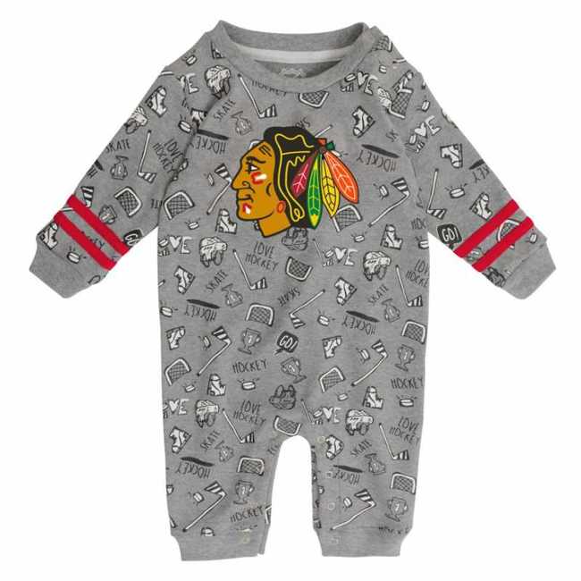 Baby jumpsuit CHI Gifted Player LS Coverall Chicago Blackhawks