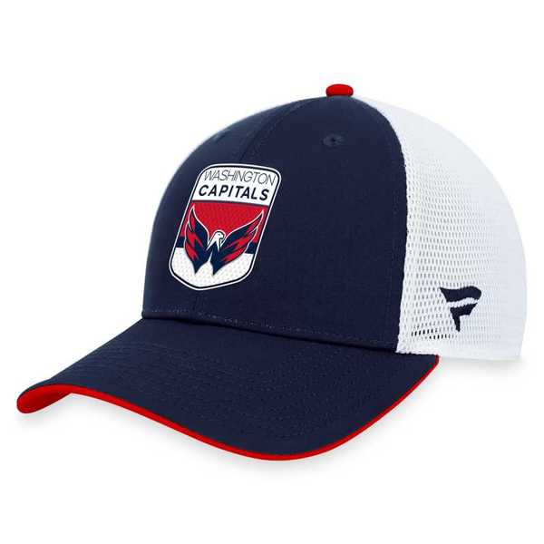 Cap WAS 23 Authentic Pro Draft Structured Trucker-Podium Washington Capitals