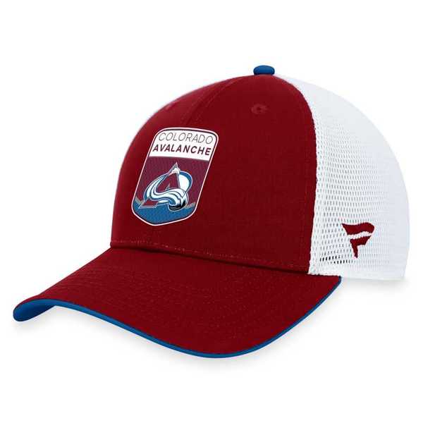 Cap COL 23 Authentic Pro Draft Structured Trucker-Podium Colorado Avalanche