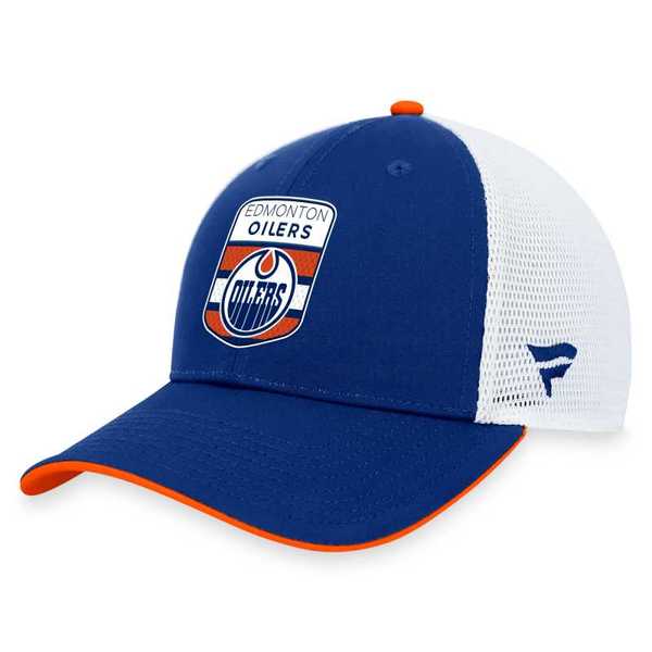 Cap EDM 23 Authentic Pro Draft Structured Trucker-Podium Edmonton Oilers