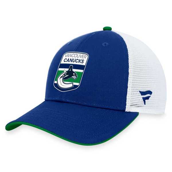 Cap VAN 23 Authentic Pro Draft Structured Trucker-Podium Vancouver Canucks