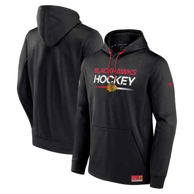 Men's hoodie CHI 23 Authentic Pro Poly Fleece POH Chicago Blackhawks