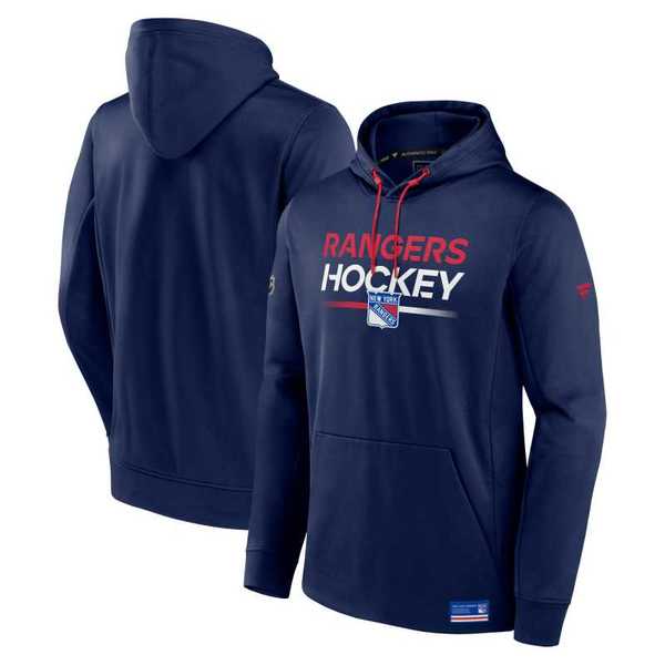 Men's hoodie NYR 23 Authentic Pro Poly Fleece POH New York Rangers