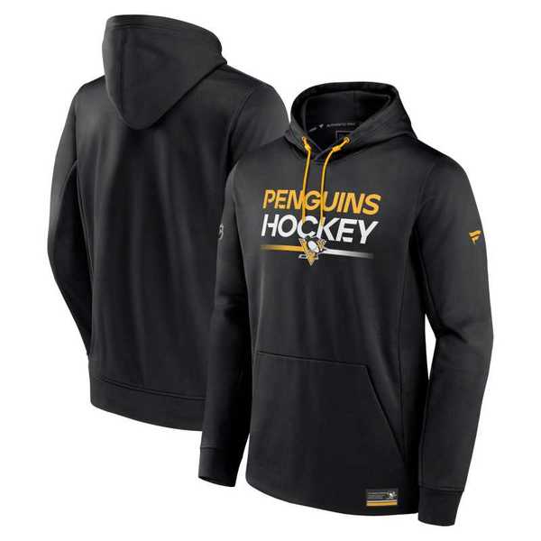 Men's hoodie PIT 23 Authentic Pro Poly Fleece POH Pittsburgh Penguins