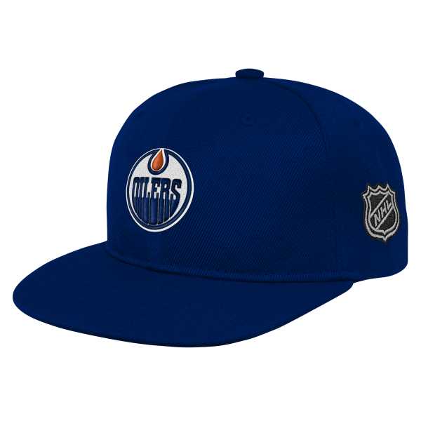 Cap Snap EDM Logo Flatbrim Edmonton Oilers