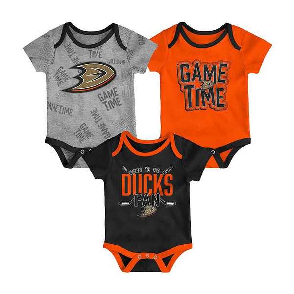 Baby Set ANA 3PK creeper SS Anaheim Ducks