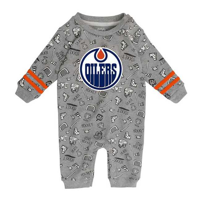 Baby jumpsuit EDM Gifted Player LS Coverall Edmonton Oilers