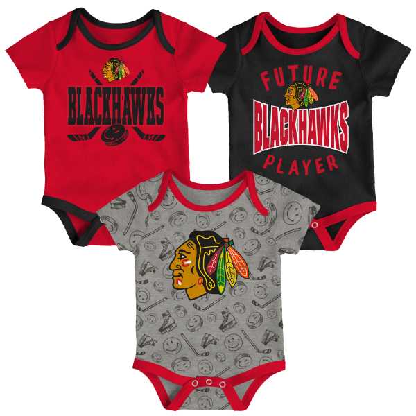 Baby Set Body CHI Slam Dunk 3-piece S/S Creeper Chicago Blackhawks