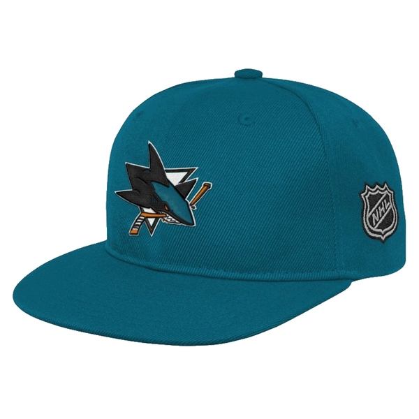 Cap Snap SJS Logo Flatbrim San Jose Sharks