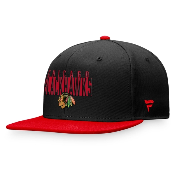 Cap CHI Snap Fundamental Color Blocked  Chicago Blackhawks