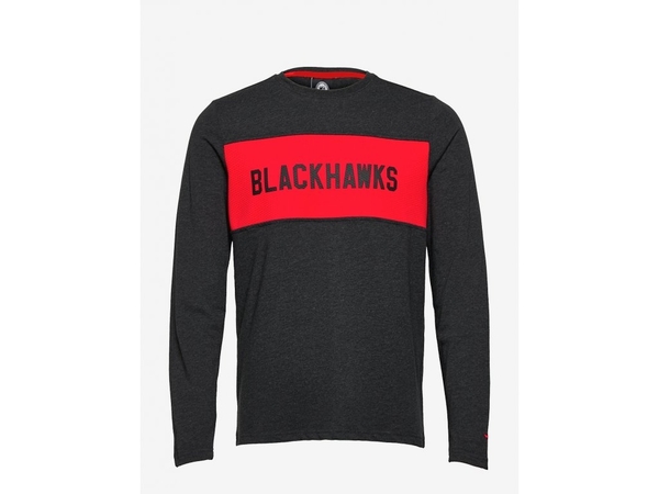 Men's t-shirt CHI Iconic Back to Basics LS Chicago Blackhawks