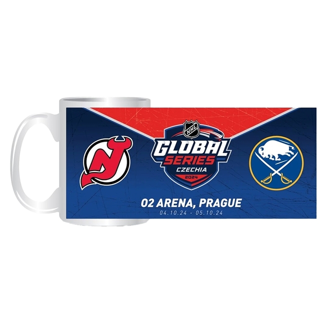 Mug Global Series 2024 Praha New Jersey Devils vs. Buffalo Sabres