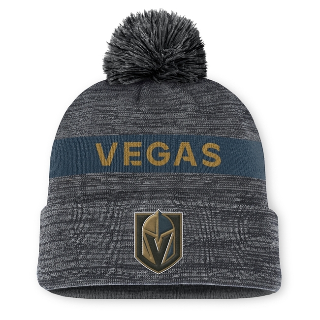 Beanie VEG Authentic Pro Rink Cuff With POM Vegas Golden Knights