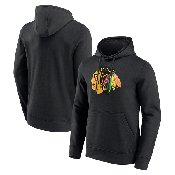 Men's hoodie CHI Primary Logo Graphic Chicago Blackhawks