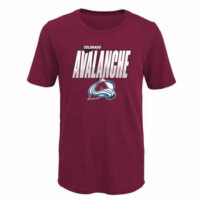 Young adult t-shirt COL Frosty Center SS Ultra Colorado Avalanche