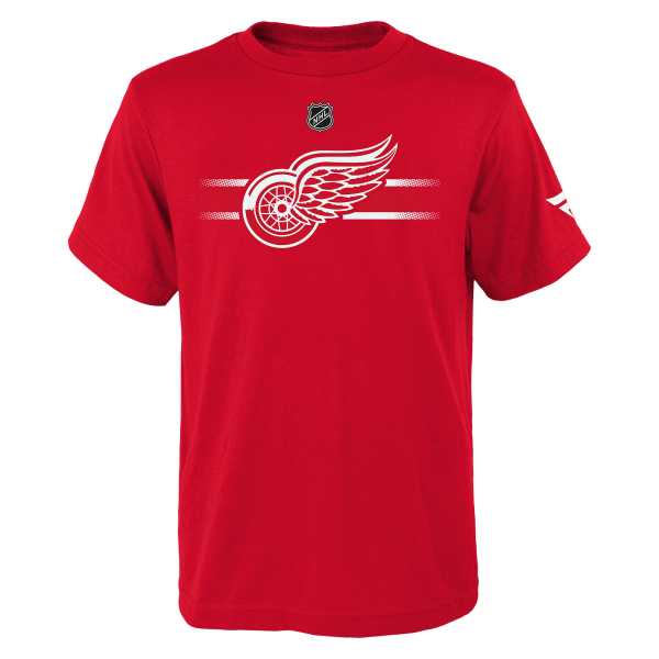 Tričko young adult DET Main Apro Logo S/S Cotton Home Detroit Red Wings