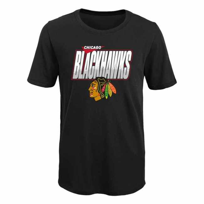 Young adult t-shirt CHI Alter Frosty Center SS Ultra Chicago Blackhawks