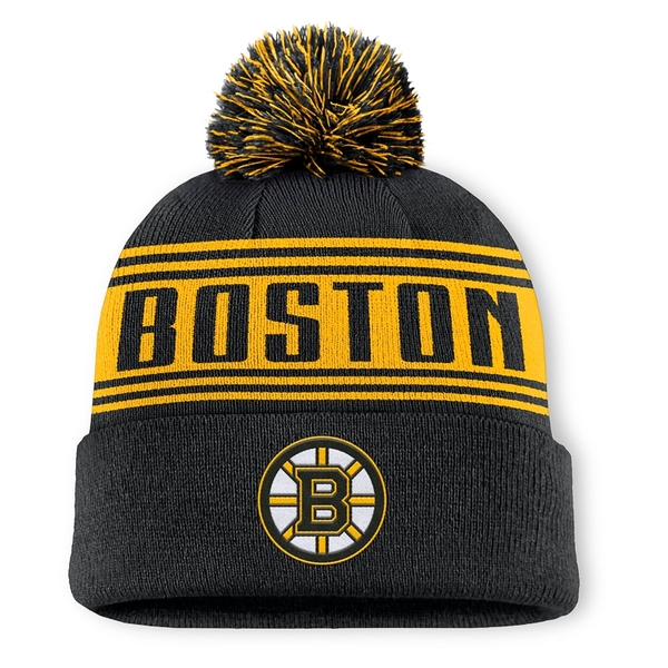 Beanie BOS Cuff with pom HO24 Boston Bruins