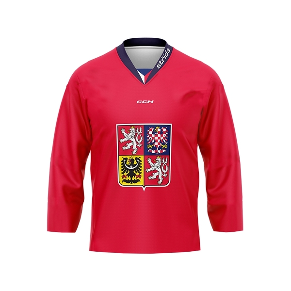 Fan jersey 24/25 with Czech national emblem w/o ads red CH