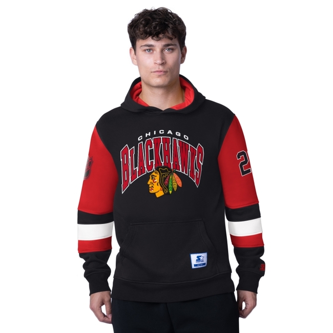 Men's hoodie CHI End Zone fleece hoodie Chicago Blackhawks