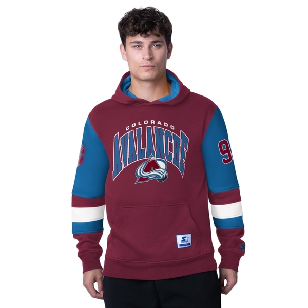 Men's hoodie COL End Zone fleece hoodie Colorado Avalanche