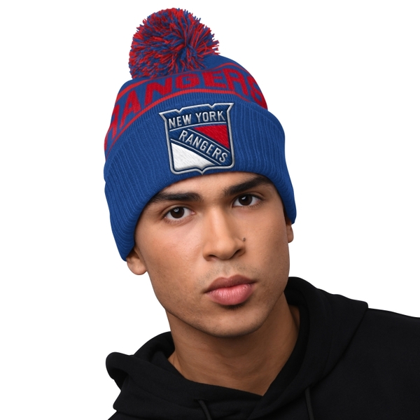 Beanie NYR 1997 Blizzard Pom Beanie  New York Rangers